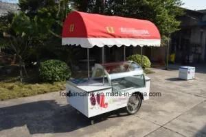 Dubai Top Selling Ice Cream Gelato Mobile Cart for Vendors