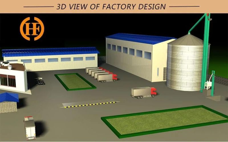 Hongdefa Hot Sale 5t/24h Maize Milling Machine Factory Price