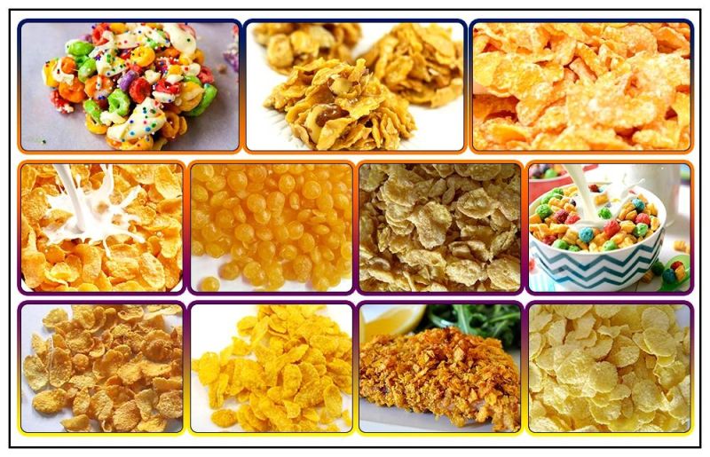 2020 Hot Sell Chocolate Corn Flake Machine Choco Cups Coco Balls Crunchy Chips Produce Process Plant