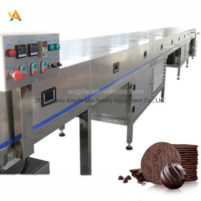 Chocolate Enrobing Production Line Chocolate Candy Cooling Tunnel