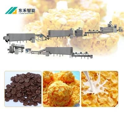 Corn Flakes Extruder Machines Breakfast Cereal Extruder Extrusion Extruding Machine