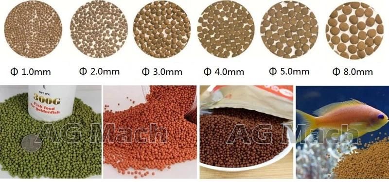 100-500kg/H Aquatic Crab Shrimp Floating Fish Feed Making Line