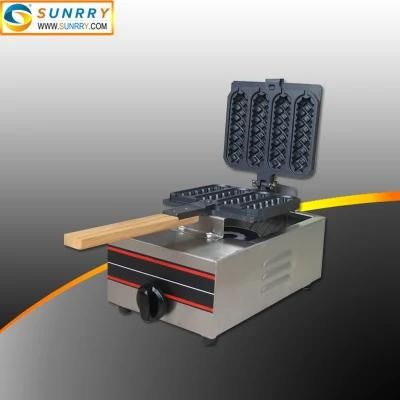 Stainless Steel Gas 4 PCS of Waffle Dog Maker Machine