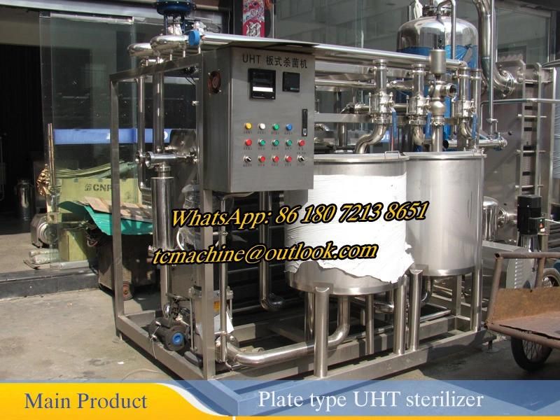 Plate Type Milk Pasteurizer Continuous Flow Pasteurizer