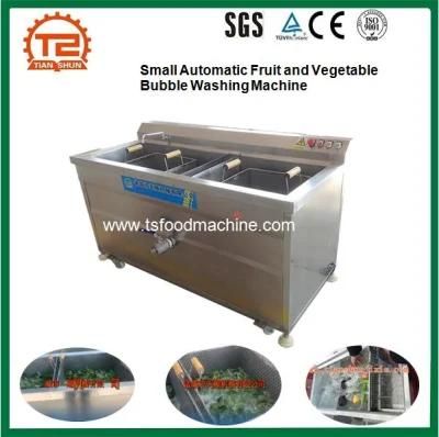Small Automatic Fruit and Vegetable Bubble Washing Machine with Factory Price