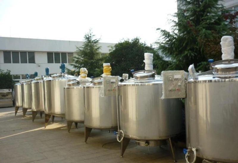 Sanitary Stainless Steel Syrup Heating Melting Mixing Tank for Beverage Industry