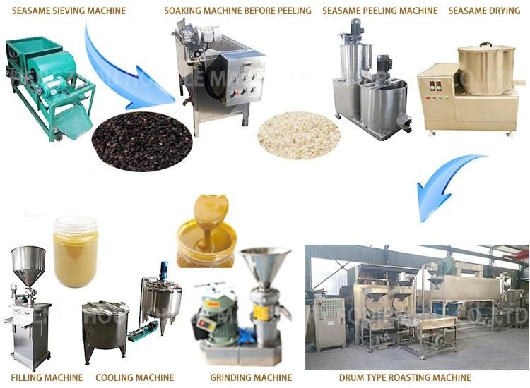 Sesame Tahini Peanut Butter Hummus Making Machine Production Line
