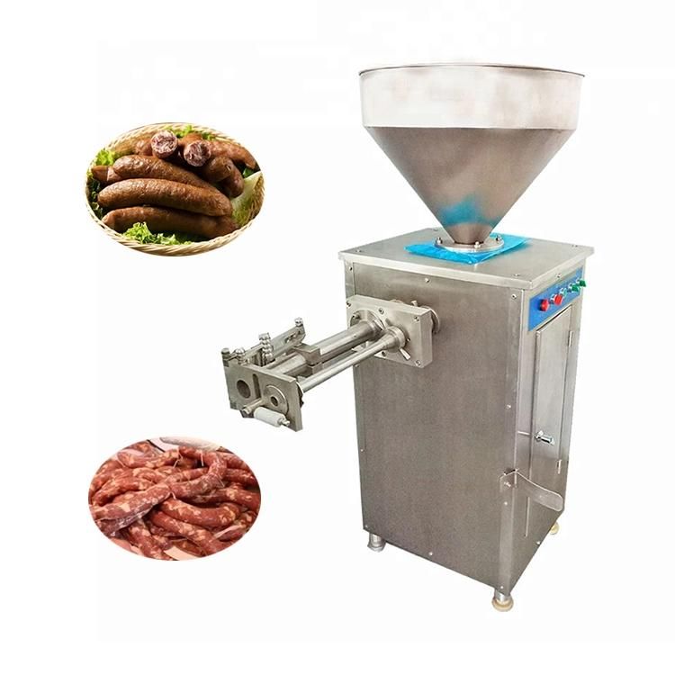 High Capacity Meat Sausage Filler Machine Sausage Filling Twisting Machine Pneumatic Sausage Stuffer