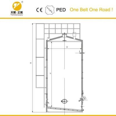 Milk Storage Preparation Stainless Steel Tank