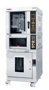 Commercial Bakery Equipment Electric Convection Oven Plus Deck Oven and Proofer with 6 ...