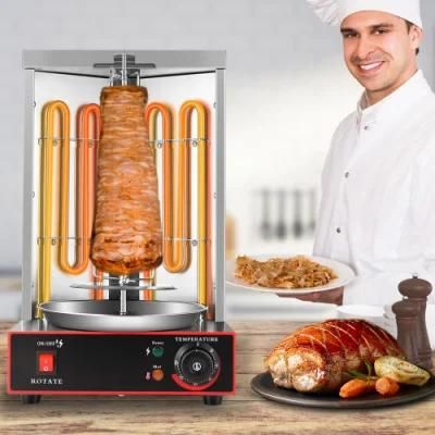 Electric Vertical Broiler Gyro Grill Machine Stainless Steel Kebab Machine with ...