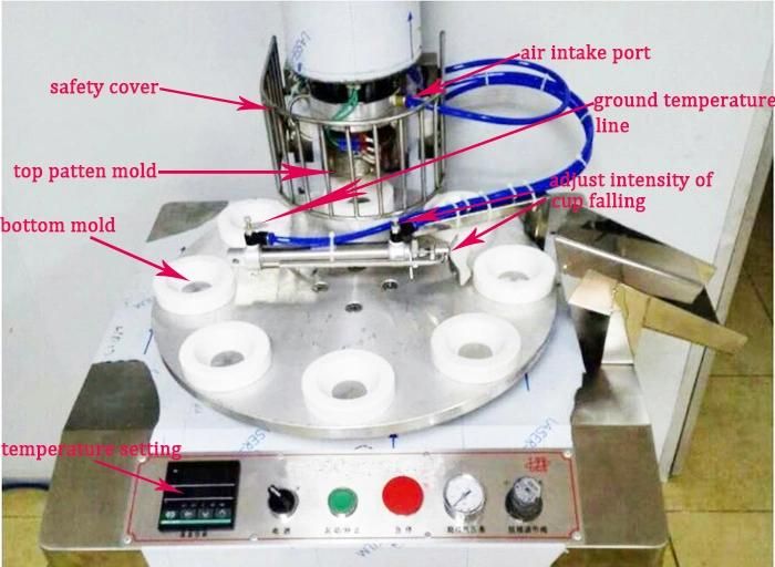 New Commercial Automatic Egg Tart Press Making Machine