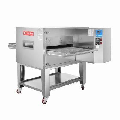 Bakery Equipment 15 Inches Electric Hot Air Conveyor Pizza Oven