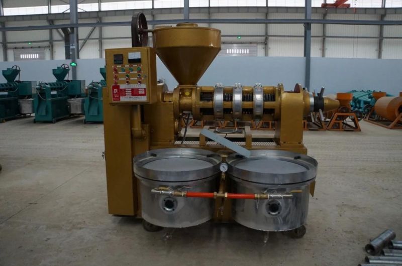 Combined Oil Press Machine with Electric Box with Heating System, Capacity 400kg/H