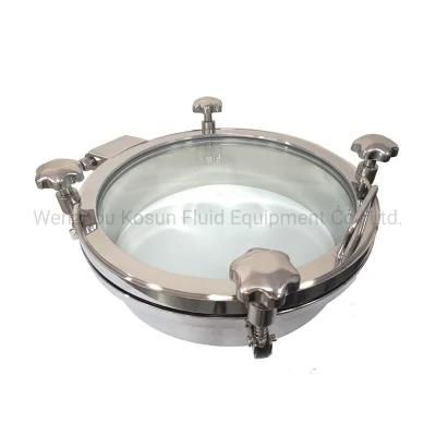 Manhole Cover with Full Sight Glass