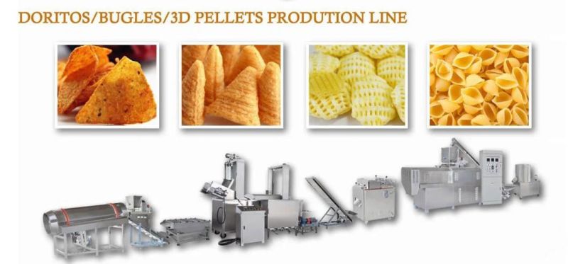 Full Automatic Doritos Corn Tortilla Chips Making Machine
