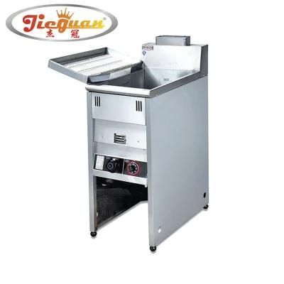 China Without Timing Device Jieguan Packing with Plywood Commercial Deep Fryers Fryer