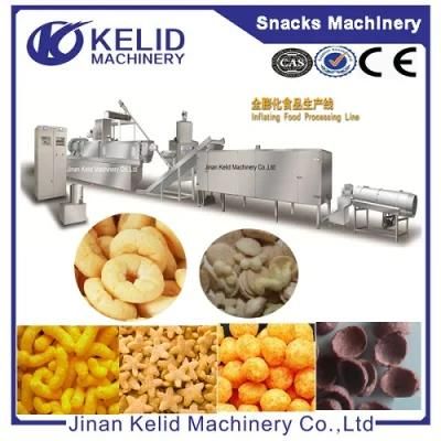 High Capacity Stainless Steel Puffed Extruded Snacks Making Extruder