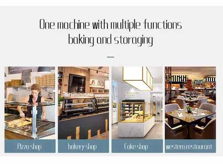 Electric 3 Deck 9 Trays Bakery Oven with Cabinet