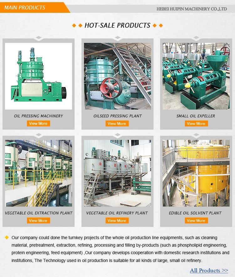 Vegetable Oil Production Line Peanut Oil Press Line