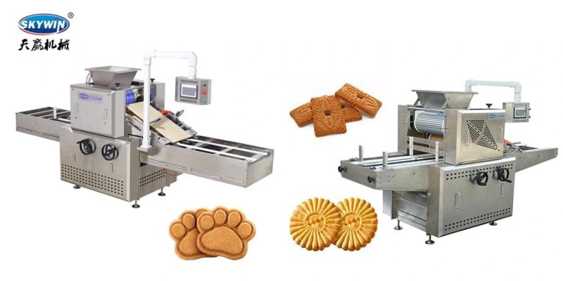 Tray Type Rotary Maker Soft Biscuit Moulding Printing Machine Sky400/600