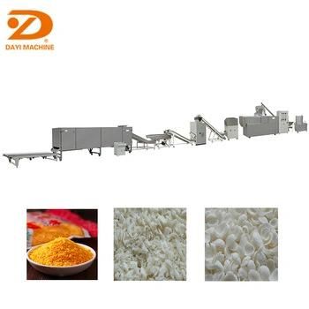 Full Automatic Panko Bread Crumbs Extruder Bread Crumb Making Machine
