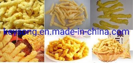 Fried Cheetos Kurkure Nik Naks Equipment Snacks Processing Machine