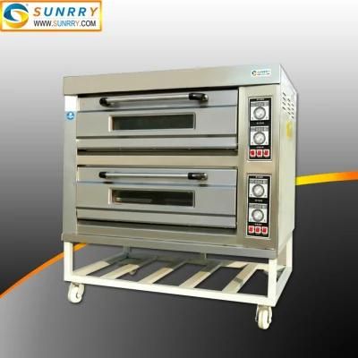 Ce Approved Bakery Equipment Wholesale Double Decks Electric Pizza Oven