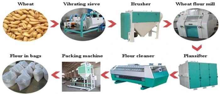 60t/24h Popular Wheat Flour Milling Machinery
