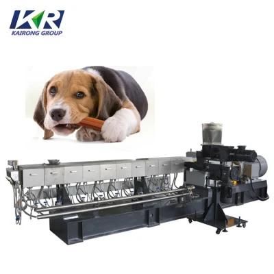 CE Certification Twin Screw Parallel Co-Rotating Dog Food Production Machine