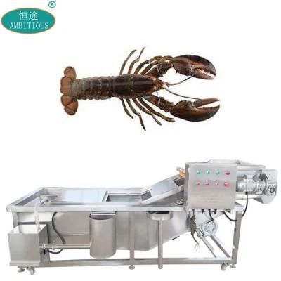 Seafood Washer Air Bubble Washing Machine Lobster Cleaning Machine