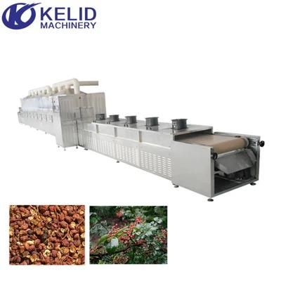 Sichuan Pepper Condiment Seasoning Microwave Drying and Sterilization Machine