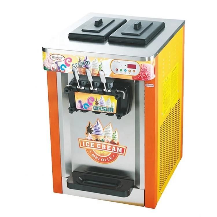 Large Capacity Factory Table Soft Ice Cream Machine
