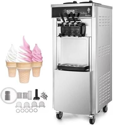 Commercial Cone Softee Softy Icecream Frozen Yogurt Soft Serve Making Soft Ice Cream ...