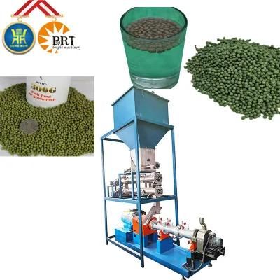 Hot Sell in 2021 Industrial Fish Shrimp Food Making Machine Floating Fish Feed Pellet ...