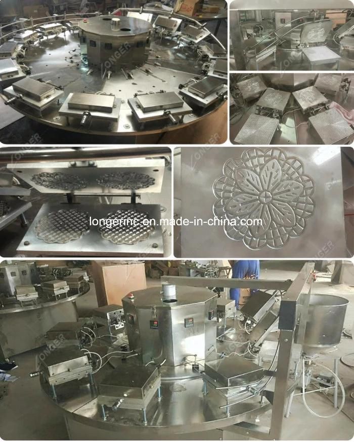 Factory Price Rolled Sugar Ice Cream Cone Making Machine for Sale