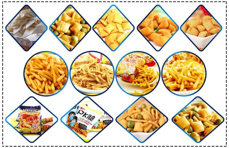 Healthy and Commercial Fried Snacks Making Machine Fried Bugles Snacks Machine for Small Business with High Capacity