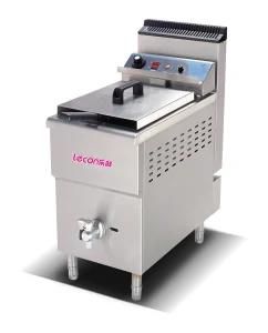 Deep-Frying Pan Automatic Single Tank Gas Fryer