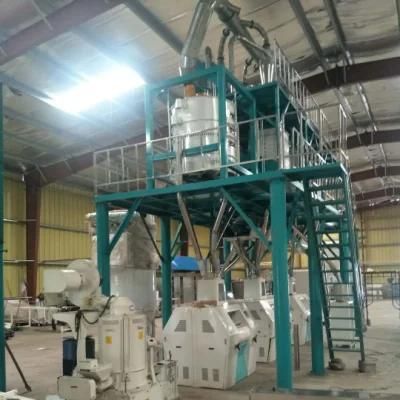 Hongdefa 50t/24h Popular Africa Market Maize Milling Machine