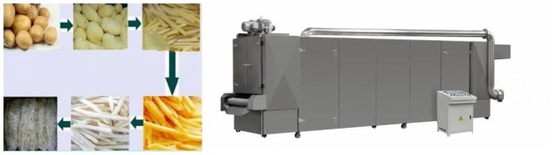 French Fries Production Line Frozen Potato