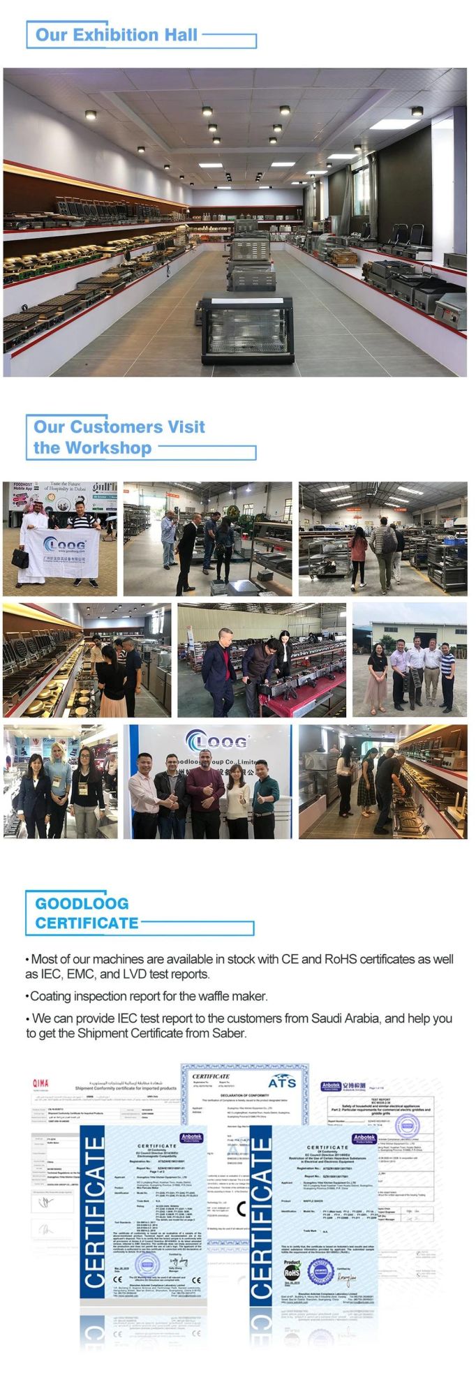 Goodloog Kitchen Equipment Ce Best Snack Machine Hong Kong Bubble Waffle Maker Machine Electric Egg Puff Machine