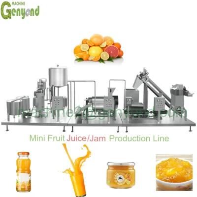 Turnkey Plant Drinking Fruit Juice Filling Bottling Machine / Capping Production Line