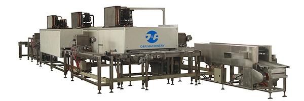 Chocolate Coating Machine, Chocolate Coater Enrober Making Machine