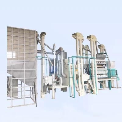 Rice Mill Machine/Family Using Rice Mill Machine, Combine Grinding Machine