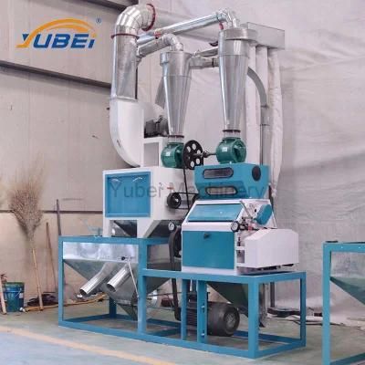 ISO Completed Automatic Maize Wheat Corn Meal Flour Milling Machine