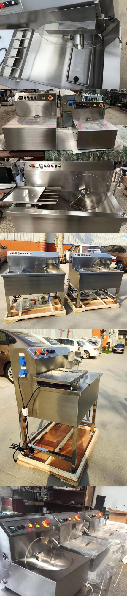 Multi-Function 8/15/30 Kg Per Hour Chocolate Melting/Tempering/Coating Making Machine Small Mould Molding Melting Machinery