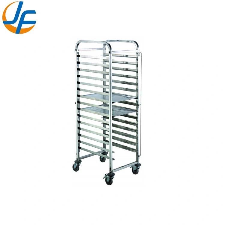 Rk Bakeware China- Stainless Steel Flatpack Tilting Display Rack/ Trolley