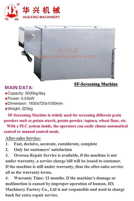 Sf-Screening Machine (Cracker/Snack/Powder Screener)
