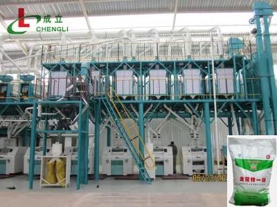 Maize Roller Mill Wheat Flour Mill Price 300-500kg/H Industrial Fine Flour Milling Plant