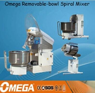 Automatic Dough Mixers Removable Bowl Spiral Mixer for Large Capacity Bread Line